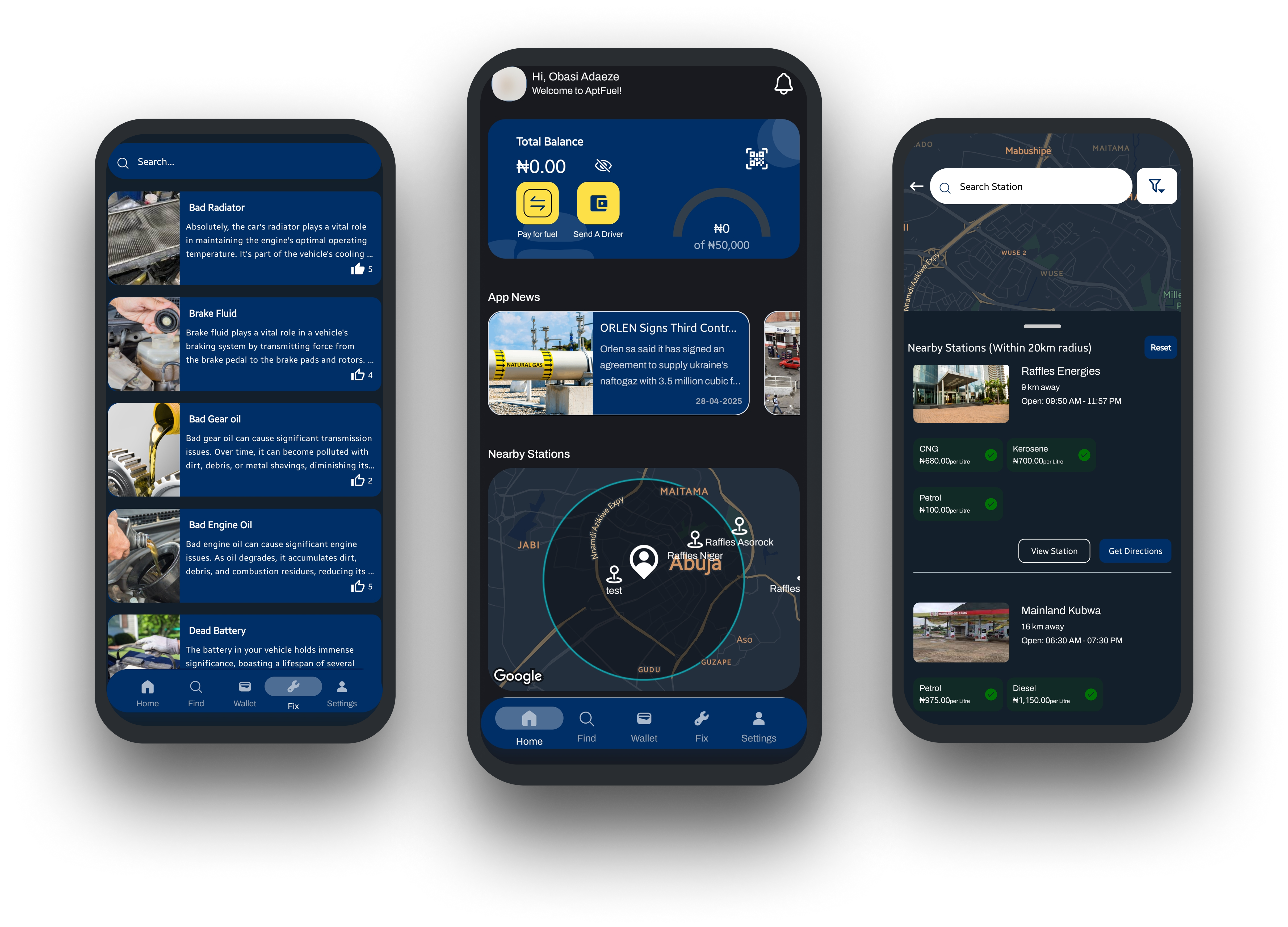 AptFuel App