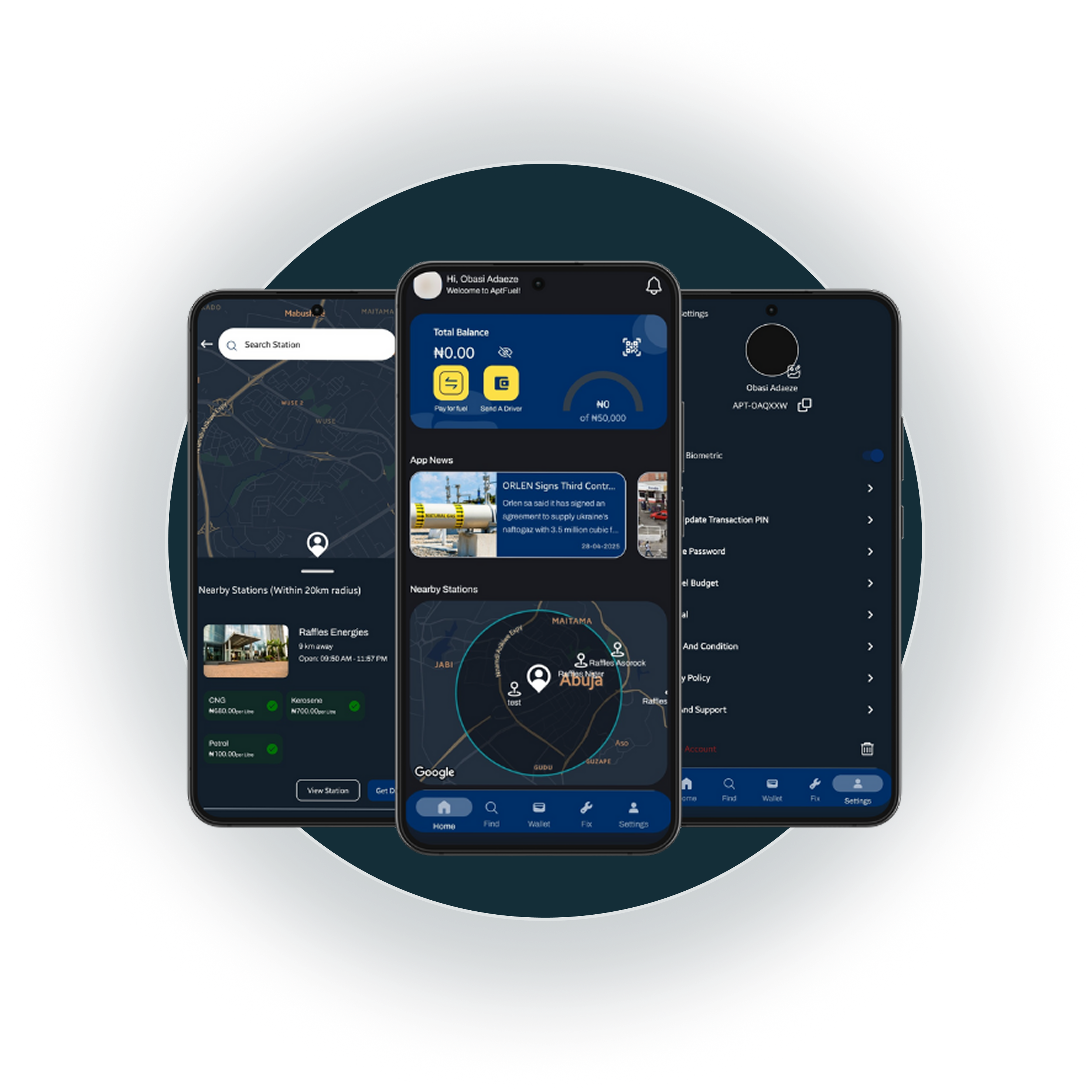 AptFuel App